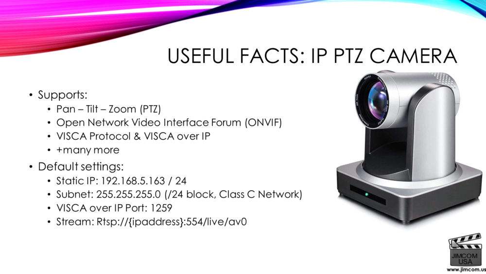IP PTZ Camera Facts – Quick Reference