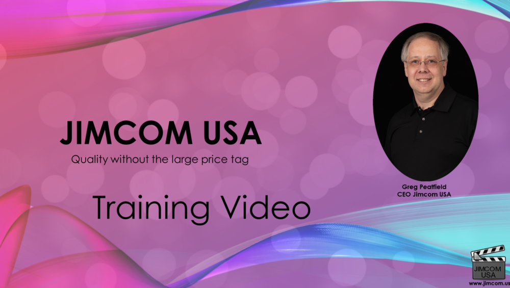 Jimcom USA TRAINING VIDEO - Initial Configuration