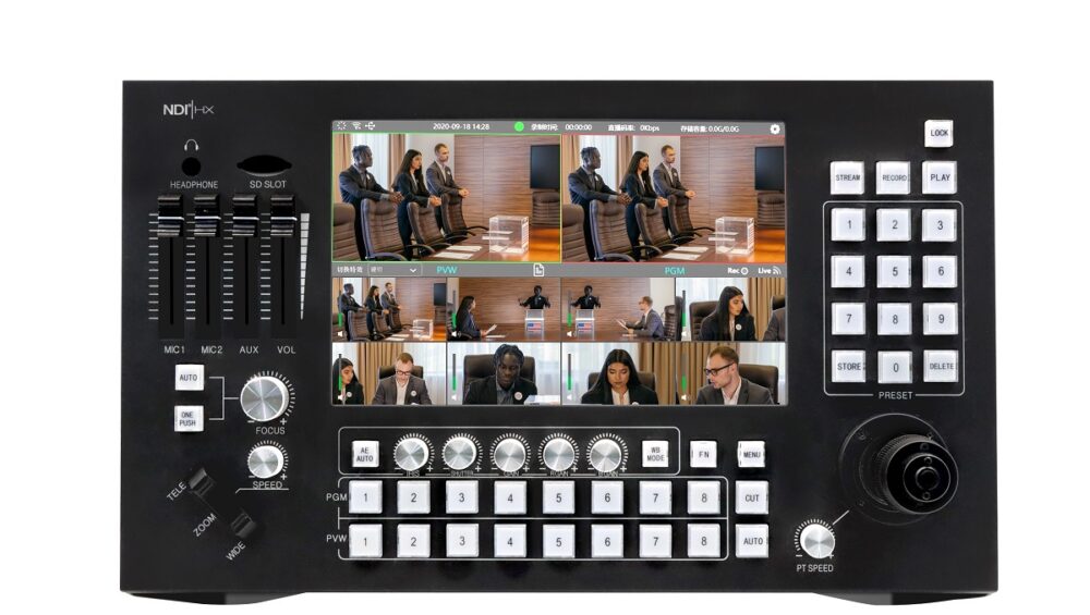 NDI Touch Broadcast Switcher Screen